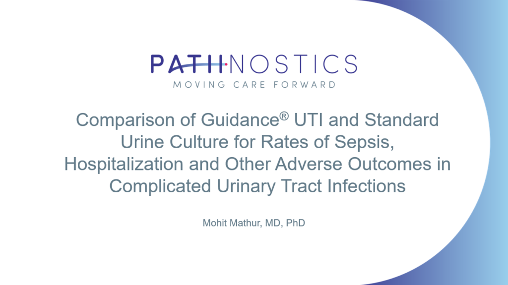 Comparison of Guidance® UTI and Standard Urine Culture for Adverse Outcomes in Complicated UTIs